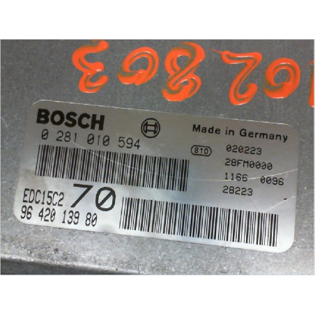 Calculateur moteur occasion PEUGEOT 206 phase 1 SW - 2.0 HDI 90ch
