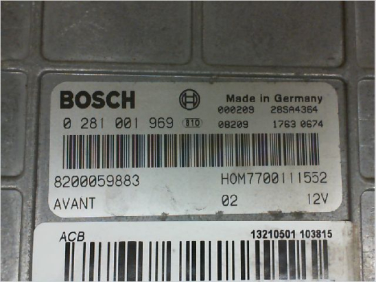 Calculateur moteur occasion RENAULT MEGANE I Phase 2 - 1.9 DTI