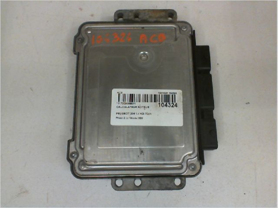 Calculateur moteur occasion PEUGEOT 206 Phase 2 - 1.4 HDI 70ch