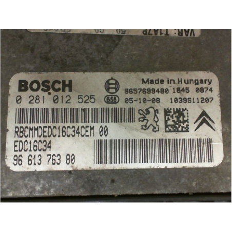 Calculateur moteur occasion PEUGEOT 206 Phase 2 - 1.4 HDI 70ch