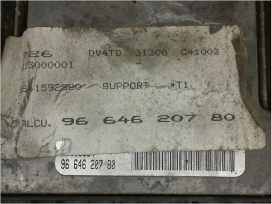 Calculateur moteur occasion PEUGEOT 206 Phase 2 - 1.4 HDI 70ch