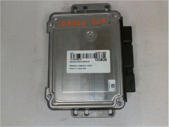 Calculateur moteur occasion RENAULT LAGUNA II Phase 2 - 1.9 DCI 130ch