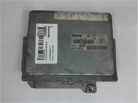 Calculateur moteur occasion CITROEN SAXO Phase 1 - 1.1i