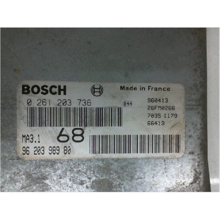 Calculateur moteur occasion CITROEN SAXO Phase 1 - 1.1i