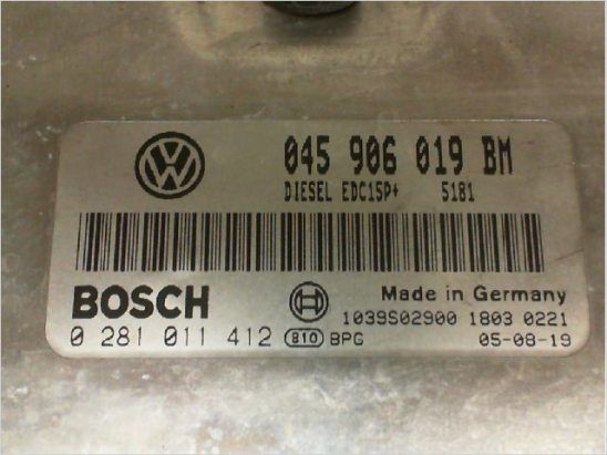 Calculateur moteur occasion SKODA FABIA I Phase 1 COMBI - 1.4 TDI 75ch