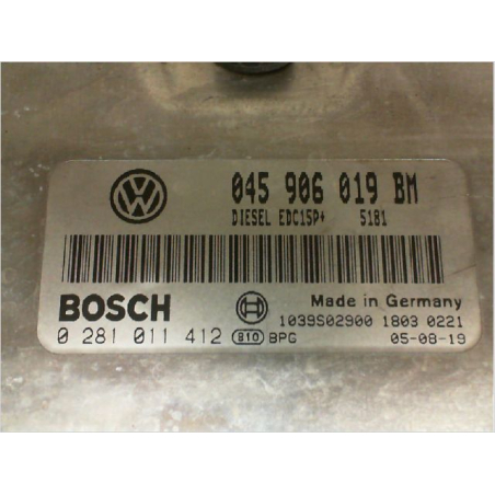 Calculateur moteur occasion SKODA FABIA I Phase 1 COMBI - 1.4 TDI 75ch