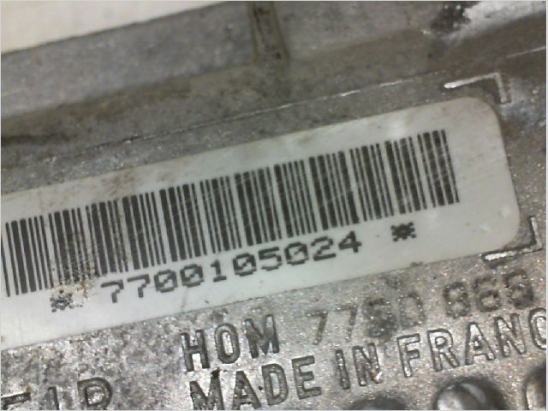 Calculateur moteur occasion RENAULT TWINGO I Phase 1 - 1.2i 60ch