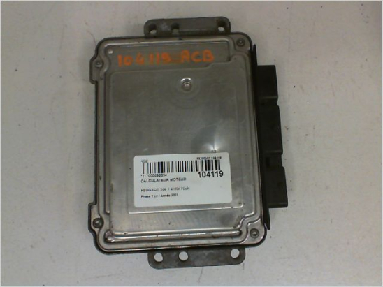 Calculateur moteur occasion PEUGEOT 206 Phase 2 - 1.4 HDI 70ch