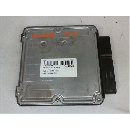 Calculateur moteur occasion AUDI A3 II Phase 1 - 2.0 TDi 140ch