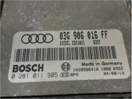 Calculateur moteur occasion AUDI A3 II Phase 1 - 2.0 TDi 140ch