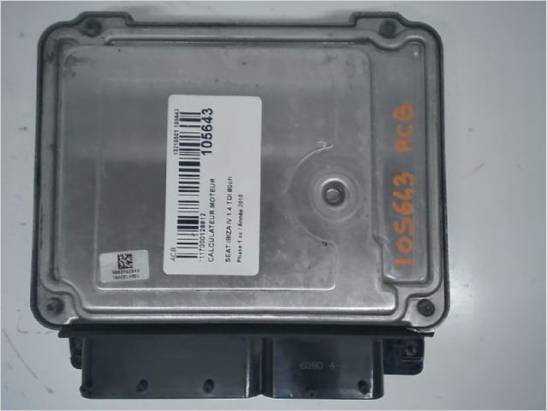 Calculateur moteur occasion SEAT IBIZA IV Phase 1 - 1.4 TDI 80ch