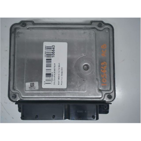 Calculateur moteur occasion SEAT IBIZA IV Phase 1 - 1.4 TDI 80ch