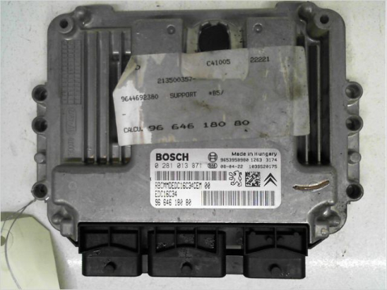 Calculateur moteur occasion CITROEN C4 I Phase 1 - 1.6 HDi 110ch