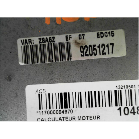Calculateur moteur occasion PEUGEOT 607 Phase 1 - 2.2 HDI