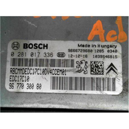 Calculateur moteur occasion PEUGEOT 207 Phase 1 - 1.4 HDI 70ch