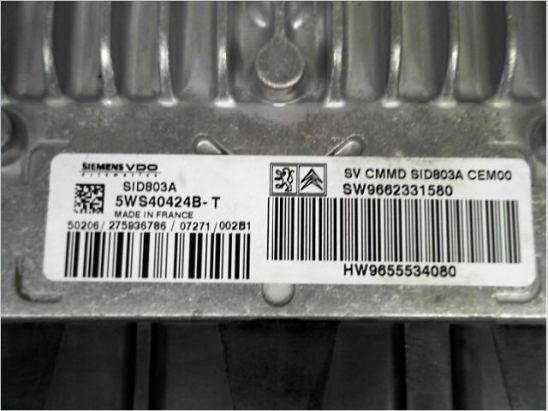 Calculateur moteur occasion CITROEN C5 I Phase 2 - 2.0 HDI 16v 138ch