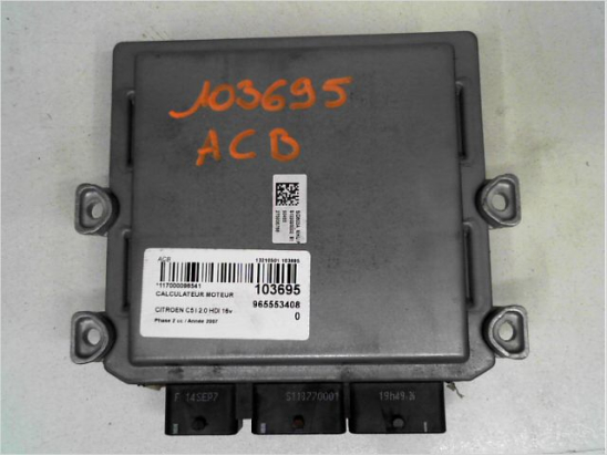 Calculateur moteur occasion CITROEN C5 I Phase 2 - 2.0 HDI 16v 138ch