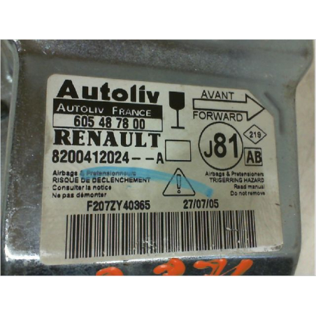 Boitier pyrotechnique occasion RENAULT ESPACE IV Phase 2 - 2.2 DCI 150ch