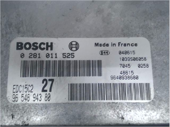 Calculateur moteur occasion PEUGEOT 206 phase 1 SW - 2.0 HDI 90ch