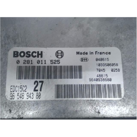 Calculateur moteur occasion PEUGEOT 206 phase 1 SW - 2.0 HDI 90ch