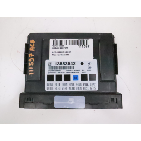 Module de confort occasion OPEL INSIGNIA Phase 1 - 2.0 CDTI 110ch