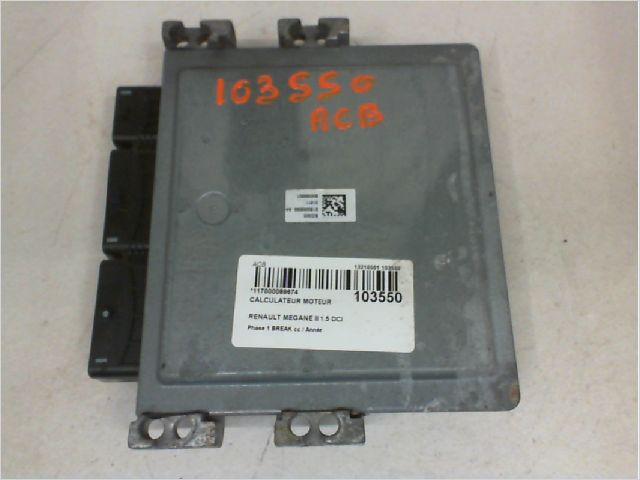 Calculateur moteur occasion RENAULT MEGANE III Phase 1 BREAK - 1.5 DCI 90ch