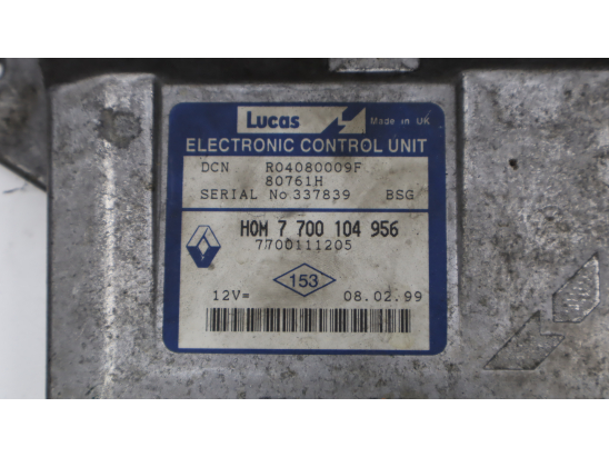 Calculateur moteur occasion RENAULT CLIO II Phase 1 - 1.9 D