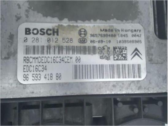 Calculateur moteur occasion PEUGEOT 206 Phase 2 - 1.4 HDI 70ch