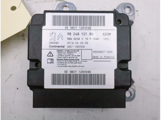 Boitier pyrotechnique occasion PEUGEOT 3008 II Phase 1 - 1.5 BlueHDI 130ch