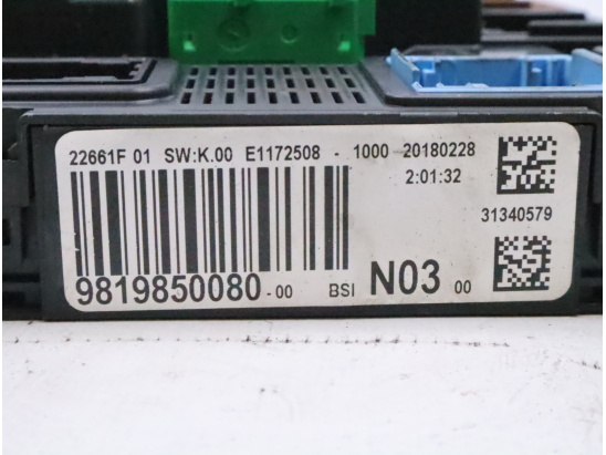 PLATINE FUSIBLE HABITACLE