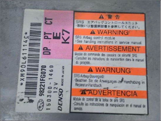 Boitier pyrotechnique occasion SUBARU IMPREZA III Phase 1 - 2.0 D 150ch