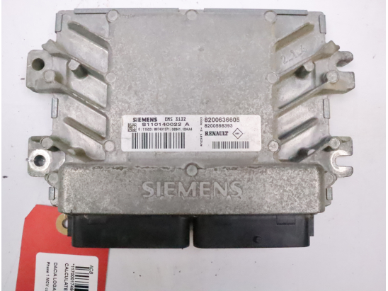 Calculateur moteur occasion DACIA LOGAN I Phase 1 MCV - 1.6i 105ch