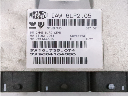 Calculateur moteur occasion CITROEN C4 I Phase 1 - 1.4i 16v