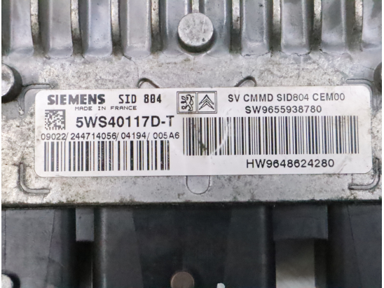 Calculateur moteur occasion CITROEN C3 PLURIEL I Phase 1 - 1.4 HDi