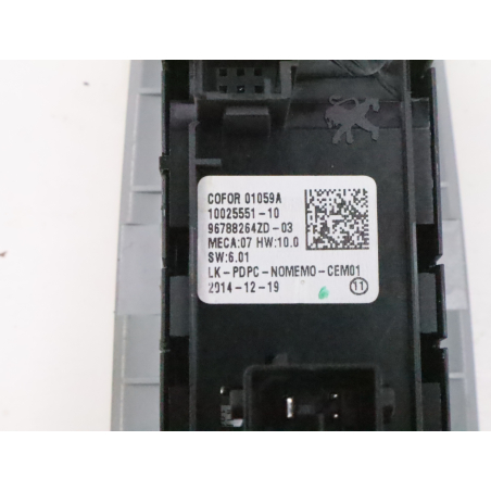 Commande lève-glace porte avant gauche occasion PEUGEOT 308 II Phase 1 - 2.0 BlueHDI 150ch