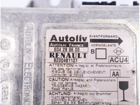 Boitier pyrotechnique occasion RENAULT MEGANE II Phase 1 - 1.6 16v