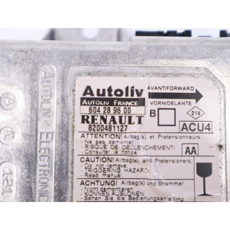 Boitier pyrotechnique occasion RENAULT MEGANE II Phase 1 - 1.6 16v