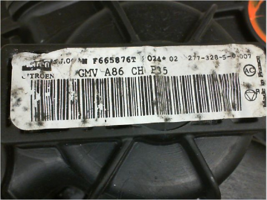 VENTILATEUR DE CHAUFFAGE