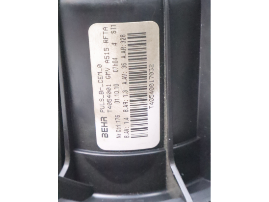 VENTILATEUR DE CHAUFFAGE