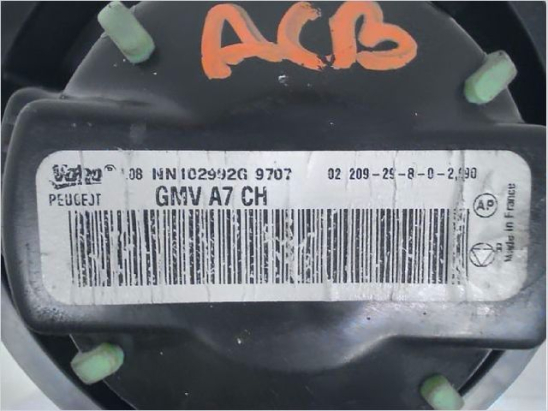 Ventilateur de chauffage occasion PEUGEOT 207 Phase 1 - 1.6 HDI 16v 90ch