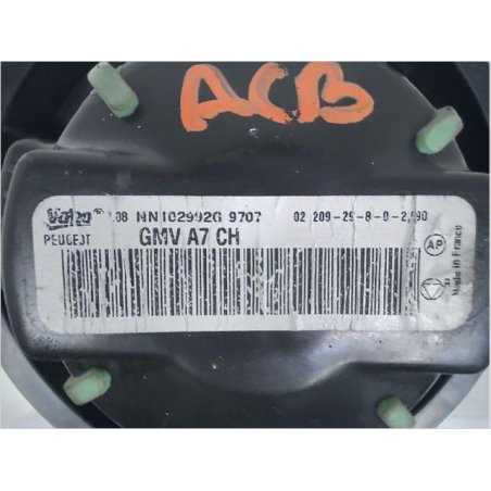 Ventilateur de chauffage occasion PEUGEOT 207 Phase 1 - 1.6 HDI 16v 90ch