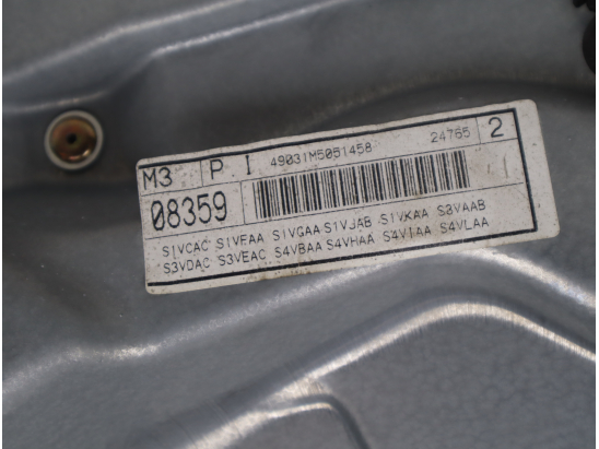 Mecanisme leve-glace arrière gauche occasion SEAT LEON I Phase 1 - 1.6i 100ch