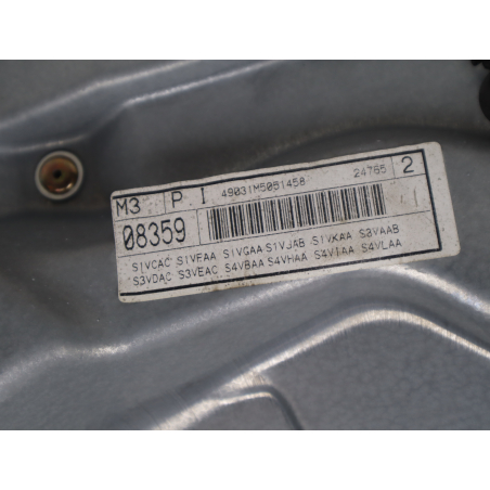 Mecanisme leve-glace arrière gauche occasion SEAT LEON I Phase 1 - 1.6i 100ch