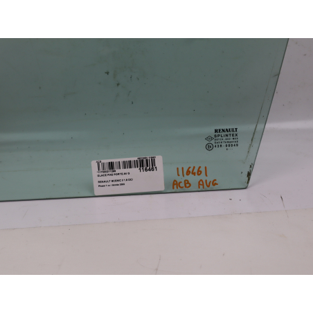 GLACE FIXE PORTE AV G