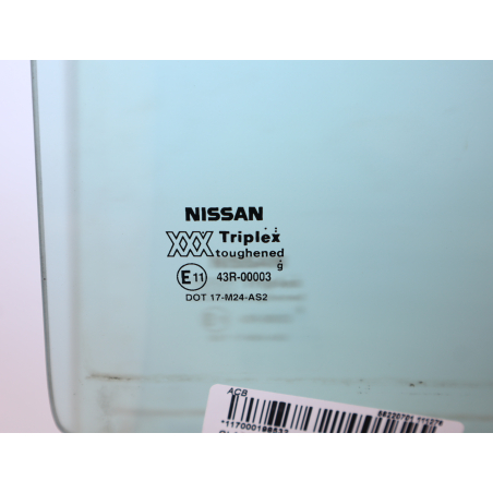 Glace porte ar d occasion NISSAN PRIMERA III Phase 1 - 2.0 TD 90ch