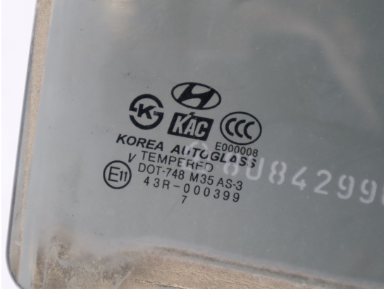 Glace porte ar d occasion HYUNDAI TUCSON I Phase 1 - 2.0 CRDI 140ch