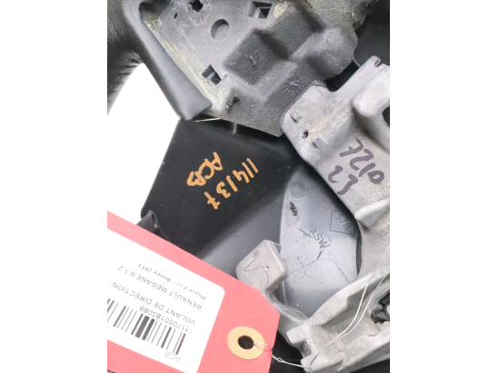 Volant de direction occasion RENAULT MEGANE III Phase 2 - 1.2 TCE 115ch