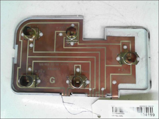 Platine feu arrière gauche occasion CITROEN BX Phase 1 - 1.6 90ch