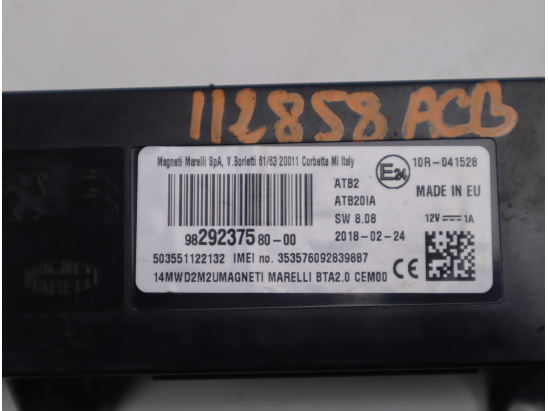 Boiter BTA localisation occasion PEUGEOT 2008 phase 2 - 1.6 HDI 100ch