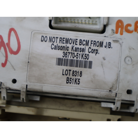 Platine fusible habitacle (BSI) occasion SUZUKI SPLASH Phase 1 - 1.3 DDIS 75ch